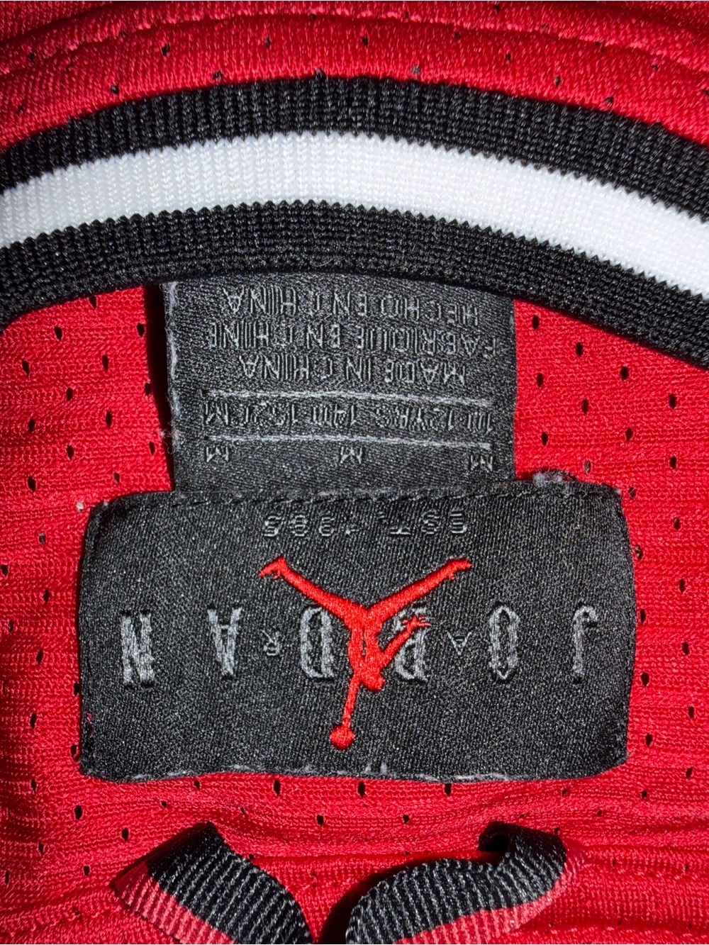 Nike Red & White Jordan Graphic Basketball Tank - Picture 4 of 5
